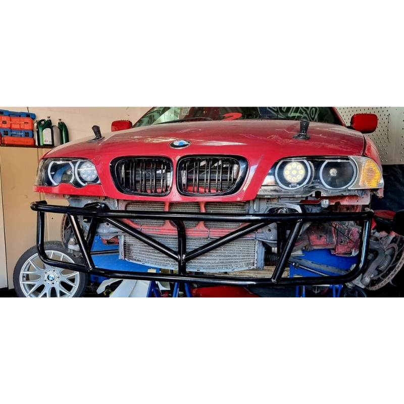 BMW E46 M-Sport/M3 Front Bash Bar + Jack Point
