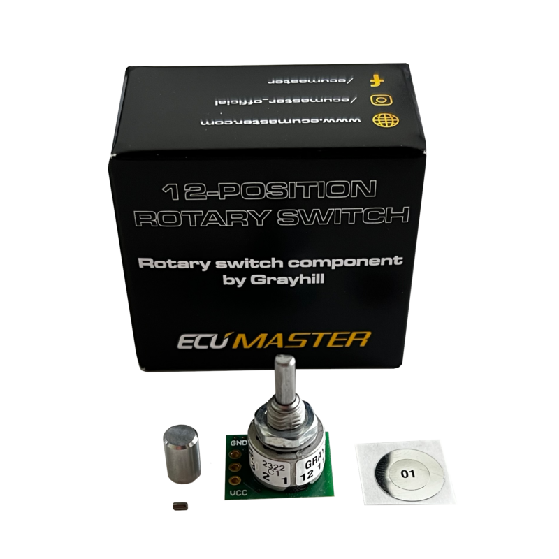 Ecumaster 12-position rotary switch by Grayhill