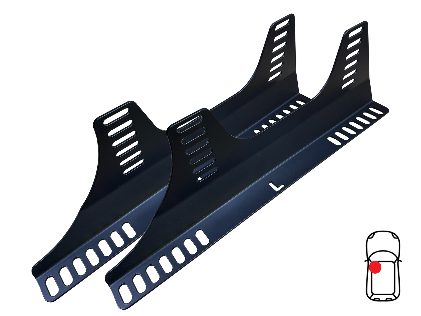 E8X / E9X Bucket Seat Brackets LEFT + RIGHT