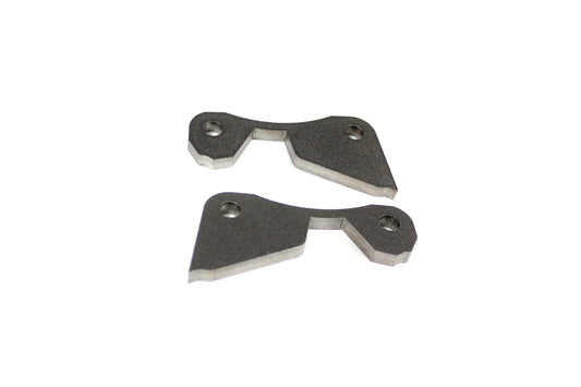 BMW E46 Dual Brake Caliper Adapters Weld-on (ABS sensor use)