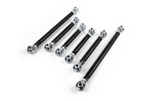 Chromoly Adjustable Rear Camber Arms (6pc) – BMW E90 E91 E92 E93 & E81 E82 E87 E88