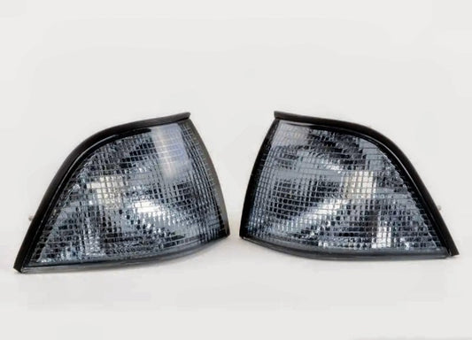 Smoke Front Indicator Set – BMW E36 Turn Signals | OEM Replacement