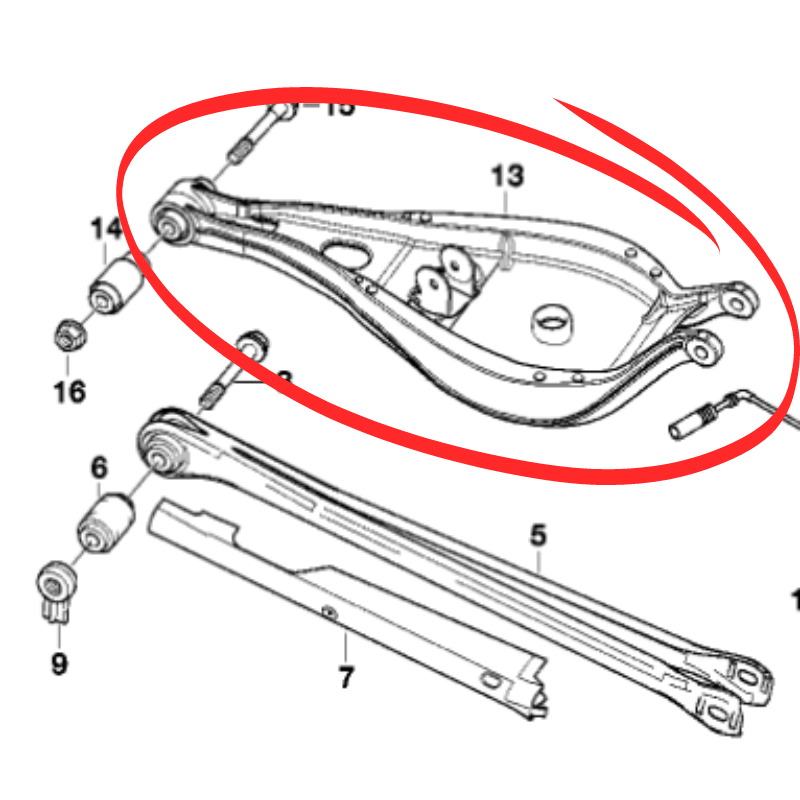 BMW E46 E36 Z4 Adjustable Rear Upper Camber Arms