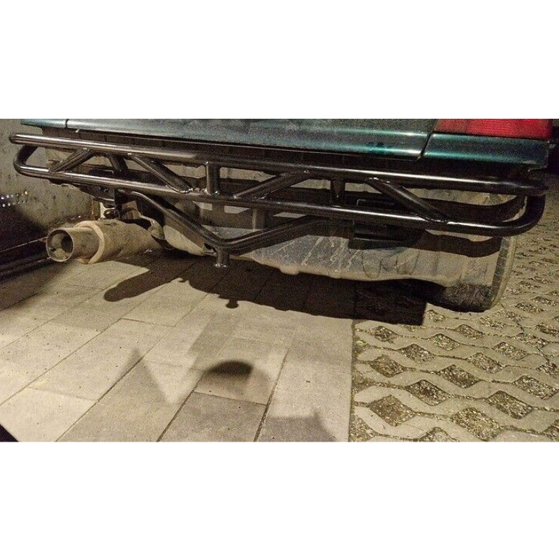 BMW E36 Rear Double Bash Bar + Jack Point