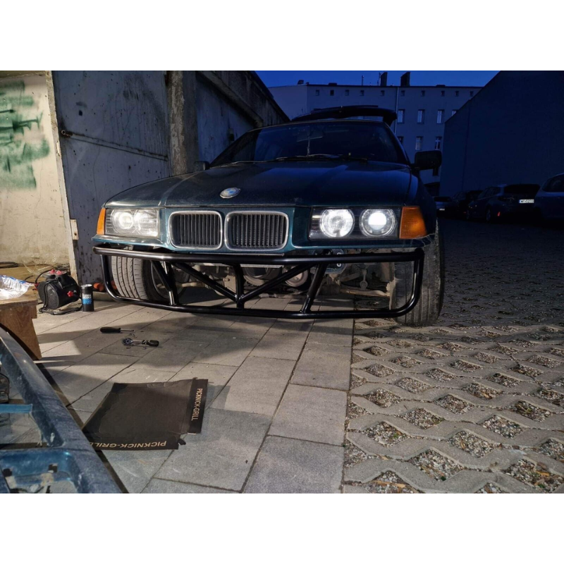 BMW E36 SE Front Bash Bar + Jack Point