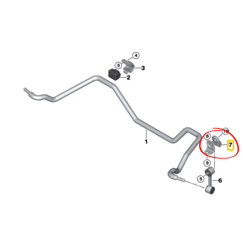BMW E46 E85 E86 Z4 Swing Support Bracket - PAIR