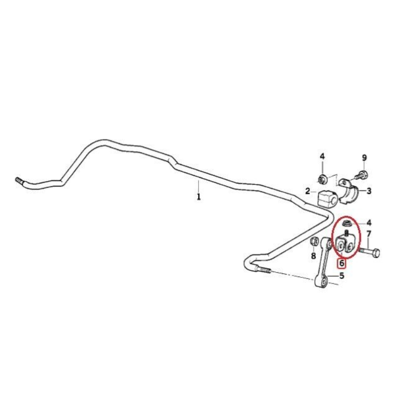 BMW Rear Drop Link Swing Bracket E30 E36 Z1 Z3 PAIR