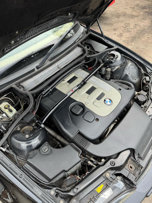 BMW E46 Adjustable Front Strut Brace STEEL