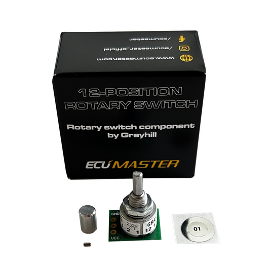 Ecumaster 12-position rotary switch by Grayhill