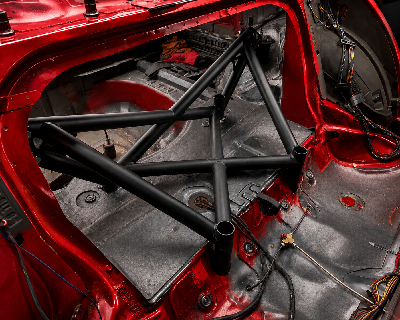 BMW E36 Rear 6-Point X-Brace – Rear Axle / Subframe Reinforcement