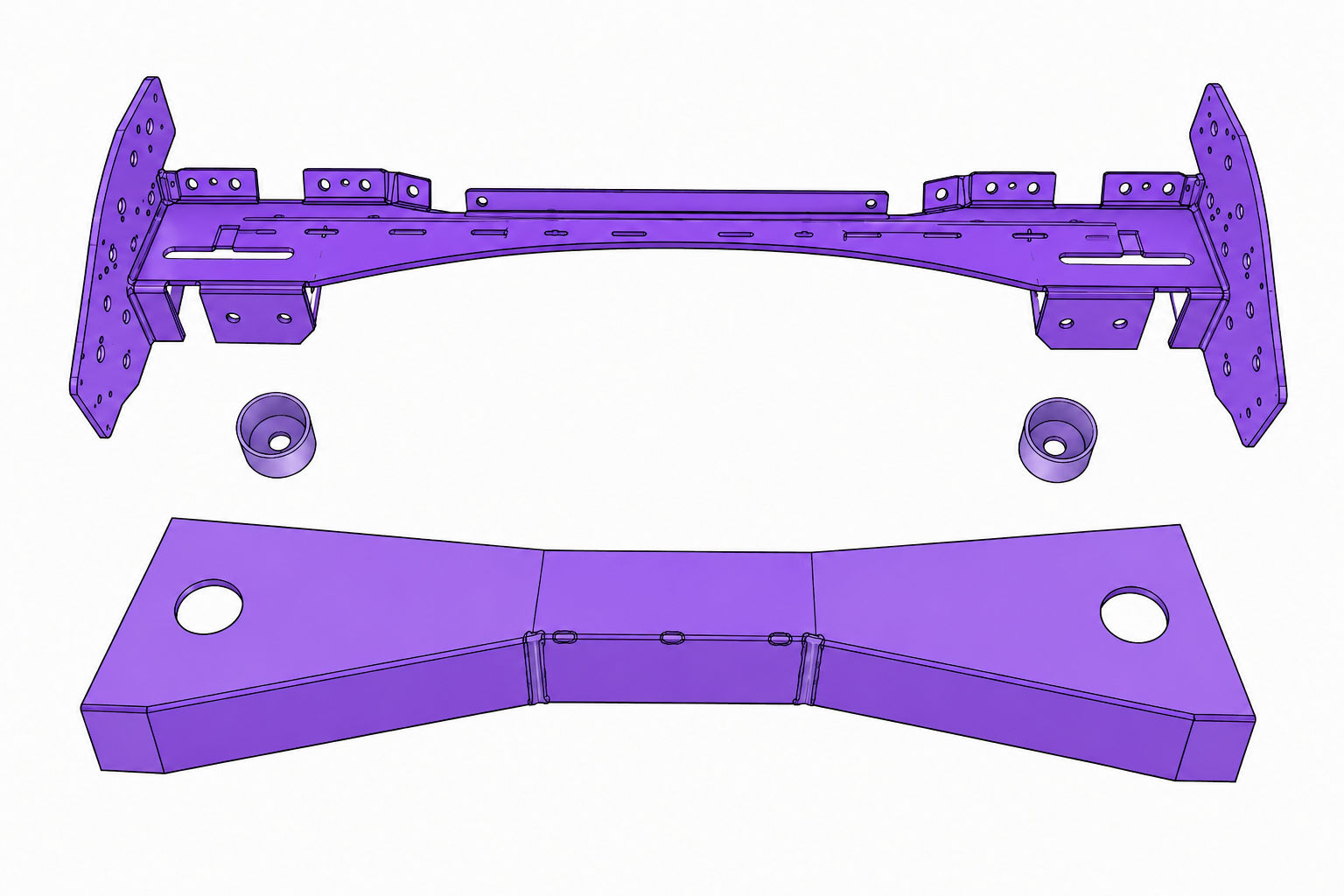 BMW E46 Weld In RACP Brace / Reinforcement Kit