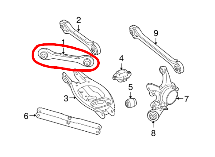 BMW E9x E8x Rear Control Arms Kit