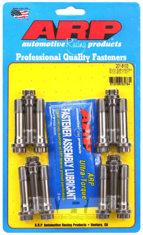 Connecting rod bolts ARP, BMW E46 M3 3.2L S54 / 01-02 MZ3 / 06-08 MZ4 (M11 X 47mm) ARP 201-6103