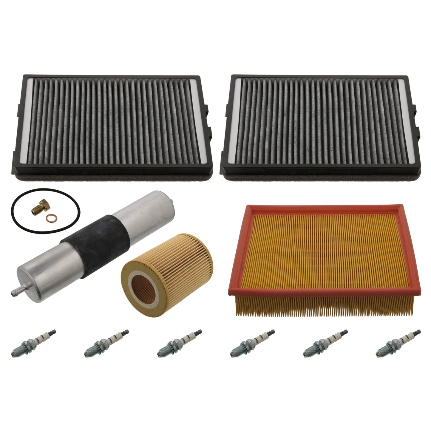FEBI BILSTEIN 37322 Service Kit BMW E39 520i 523i 528i Oil Air Fuel Filters Spark Plugs