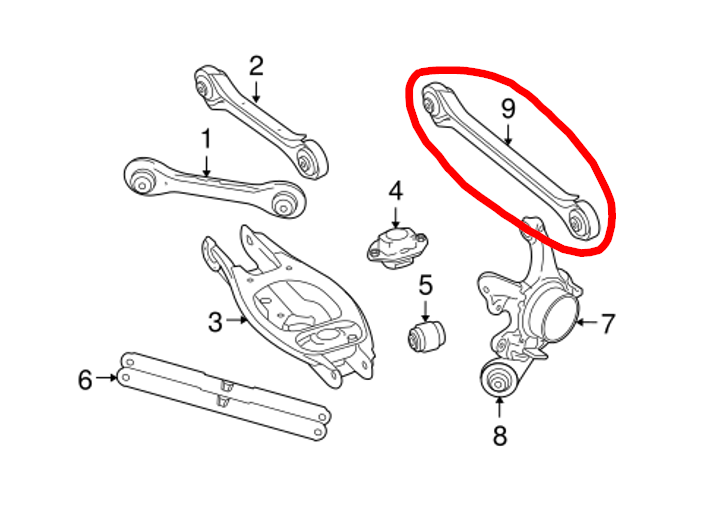BMW E9x E8x Rear Control Arms Kit